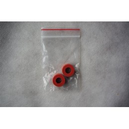 Red antivibration rubbers for 12 mm tubes